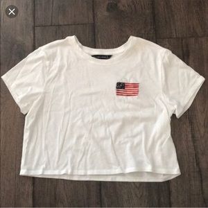 ISO American flag crop top